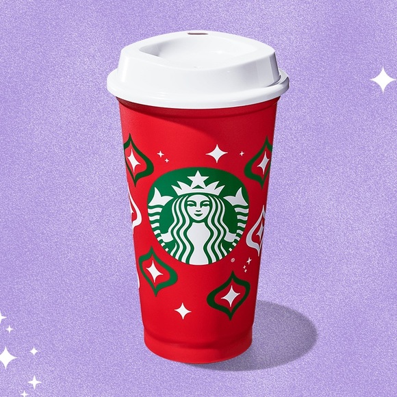 NEW STARBUCKS Reusable plastic red cup tumbler - Picture 1 of 1